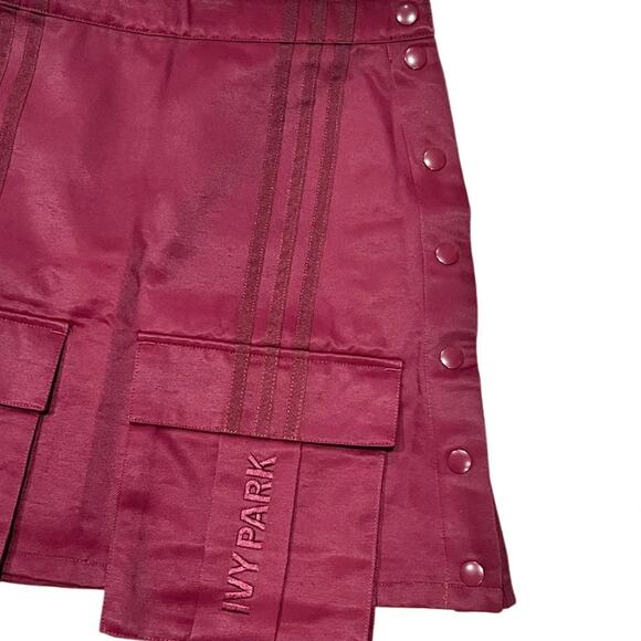 Adidas x Ivy Park Maroon Skirt Size Small NWT - Picture 7 of 12